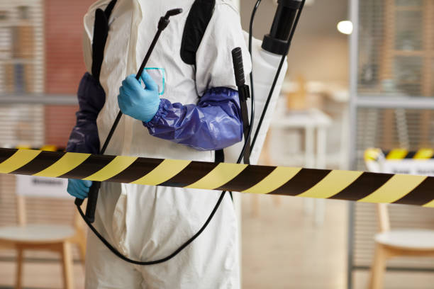 Professional Biohazard Cleanup technician working in Hillsboro, MO